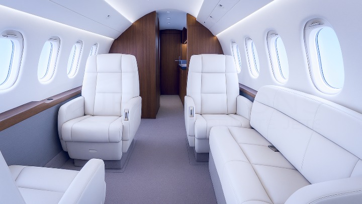 Falcon 2000S Jet Interior